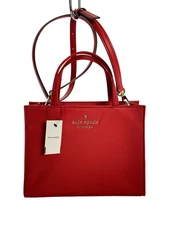 Kate Spade New York Red Shoulder Bag Size About 25.5×20×12.5cm Used from japan