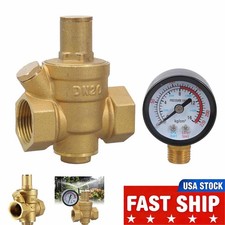 DN20 3/4 Brass Adjustable Water Pressure Redu...