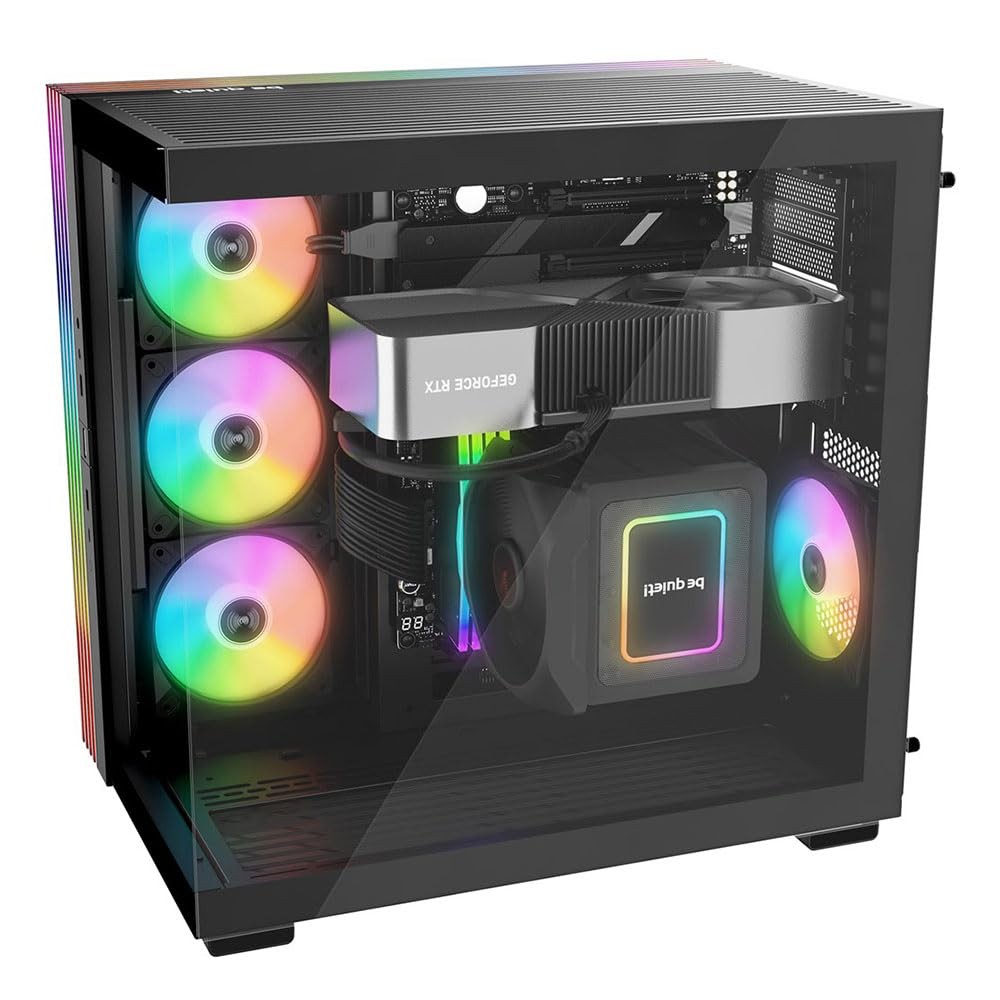 be quiet! Light Base 600 LX Black PC Case Front and Side Panel