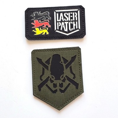 Halo ODST UNSC  | Spartan Death Elite Emblem | Lasercut Custom Patch with Hook