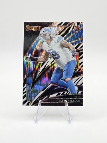 Tate Ratledge [Zebra Prizm] #270 2025 Panini Select card
