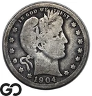 1904-O Barber Quarter