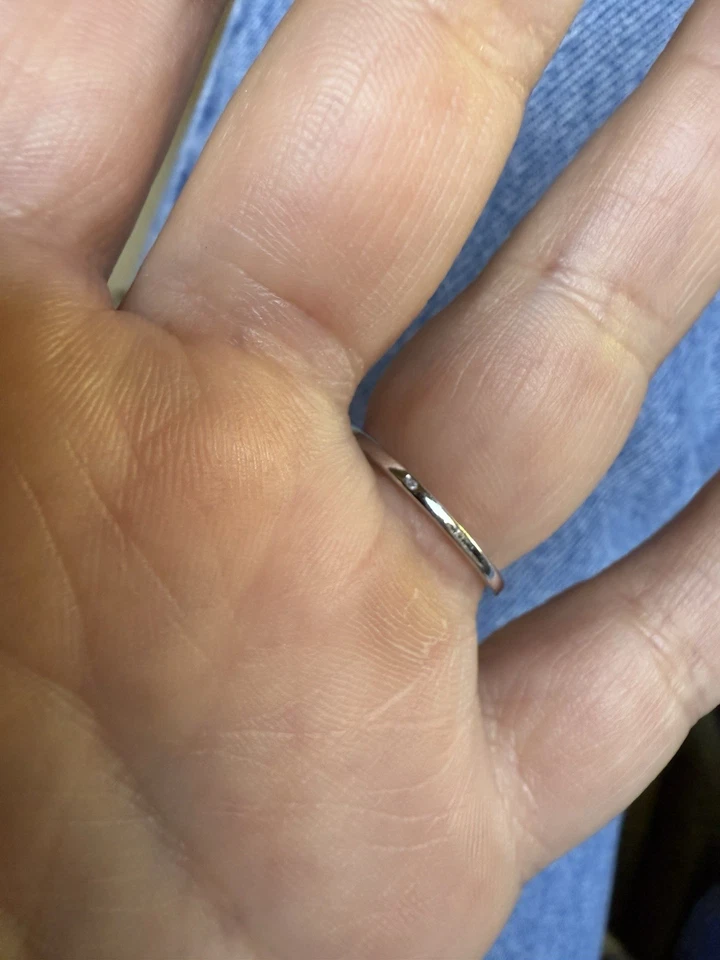 Anillo Fleurette VAN CLEEF & ARPELS París Oro Blanco 18k y Diamantes Años 70 De Colección Foto 4 de 4