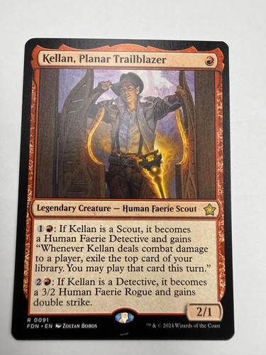 MTG Kellan Planar Trailblazer #91 Foundations FDN Rare Non-Foil Near Mint
