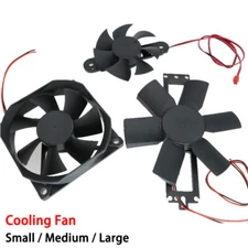 DC 12V Brushless Fan 2 Pin Cooling Fan Mute Computer Power Fan For Model Making