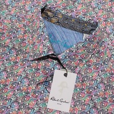 Robert Graham NWT Boom-Boom Casual Button Down Shirt Size M Multicolor Pattern