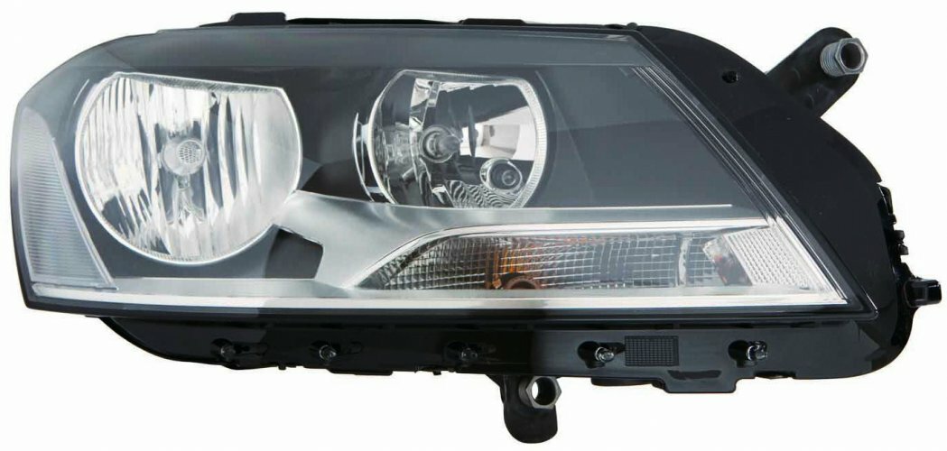 Phare avant droit haut de gamme pour Volkswagen Passat B7 finition noire