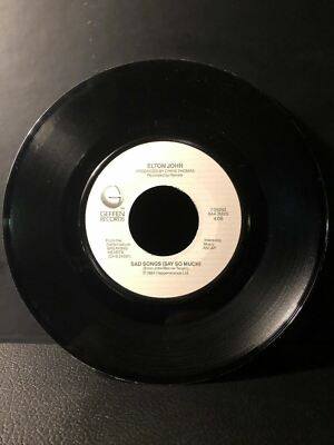 1984 Elton John SAD SONGS (SAY SO MUCH) (45RPM 7  Single)  *NEW* (J173)