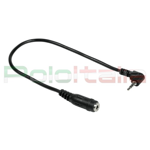 Cavo audio 3,5mm Femmina JACK 2,5 Maschio cavetto adattatore angolato cuffie  Aux | eBay