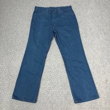 VTG Levis Jeans Mens 34x30 Blue Bootcut Skosh Dark Wash Denim Everyday Casual