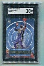 2019-2020 Optic - LeBRON JAMES - T-Minus 3, 2, 1 - LAKERS. SGC 10 Gem Mint
