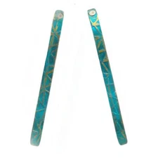 Giampouras 5040 ~ Anodized Colored Titanium Long Post Earrings