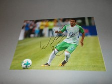 William Brasilien Rio Gold  VfL Wolfsburg signiert signed Autogramm 20x28 Foto 