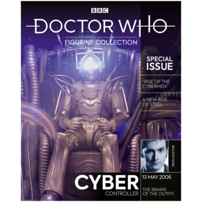 Eaglemoss Doctor Who - Cyber-Controller Sul Trono - Statuetta Da Collezione In Poliresina, Dipinta A Mano, Con Licenza Ufficiale