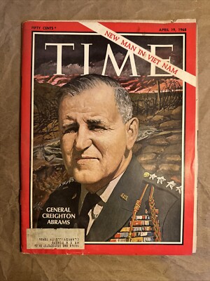 Time Magazine April 19, 1968 General Creighton Abrams