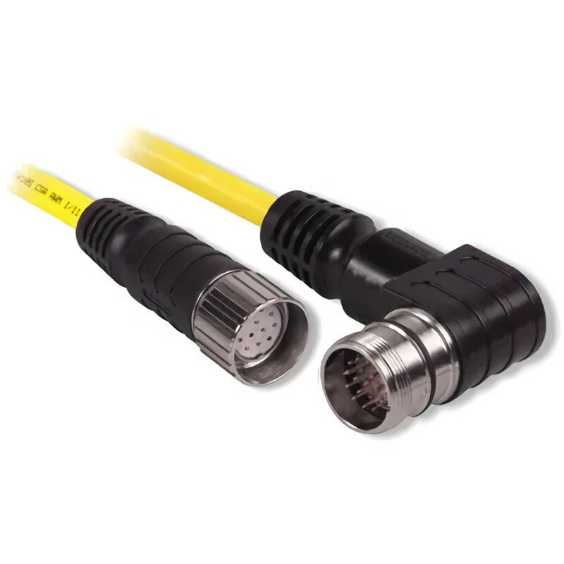 U4704-83, Turck, Ckm 19-19-15 M23 19 Pin Straight Connector, 15M Pvc Ylw Jacket