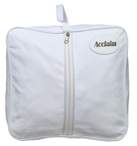 ACCLAIM Bowls Leather Look Greensider Rinksider Bag 16"x15"x5" Marked Interior - Afbeelding 2 van 9