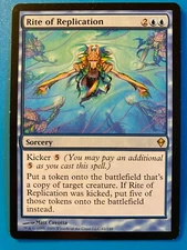 MTG 1x Rite of Replication Zendikar Modern Magic the Gathering Card x1 NM