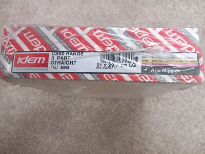IDEM A4 3-TEILIG NCR SELBSTDURCHSCHREIBEND CB90 SORTIMENT PAPIER DREIFACHE SETS WYP - 167 SETS.