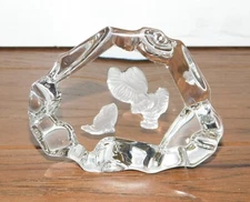 RARE! Hallmark Little Gallery Special Friends Austria Lead Crystal Paperweight