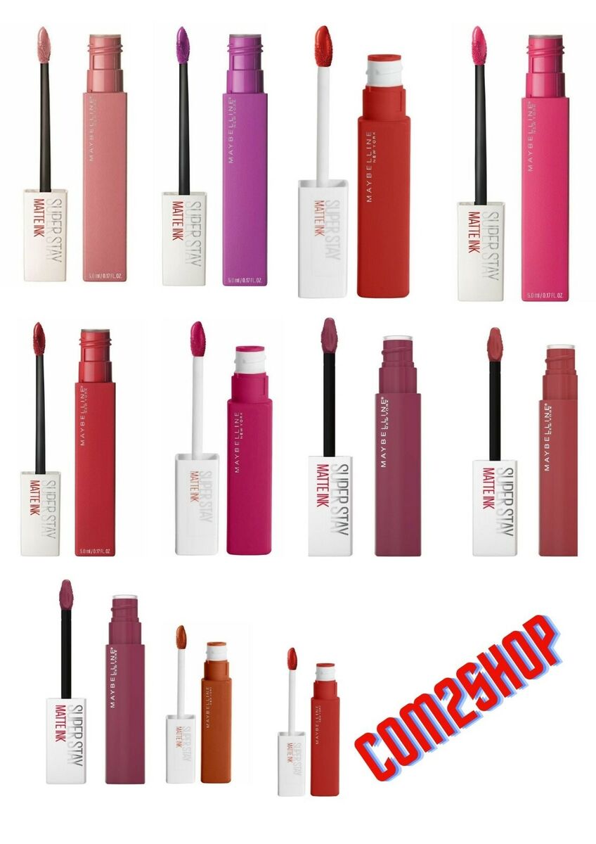 PACK NEW eBay Lipstick SHADE - CHOOSE | 5ml Superstay Liquid Ink Matte MAYBELLINE -