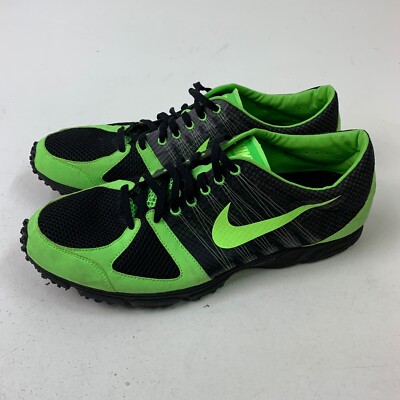 Nike ID Lunarspider 534615-991 Running Shoes Men s Size 10.5, Black Green