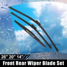 3 Pcs 26" 20" 14" Windshield Wiper Blade Kit for Subaru Ascent 19-21 Top-Lock