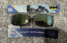 DC Comics Batman Black Tinted Sports Wrap Boys Kids Sunglasses Ages 3  One Size