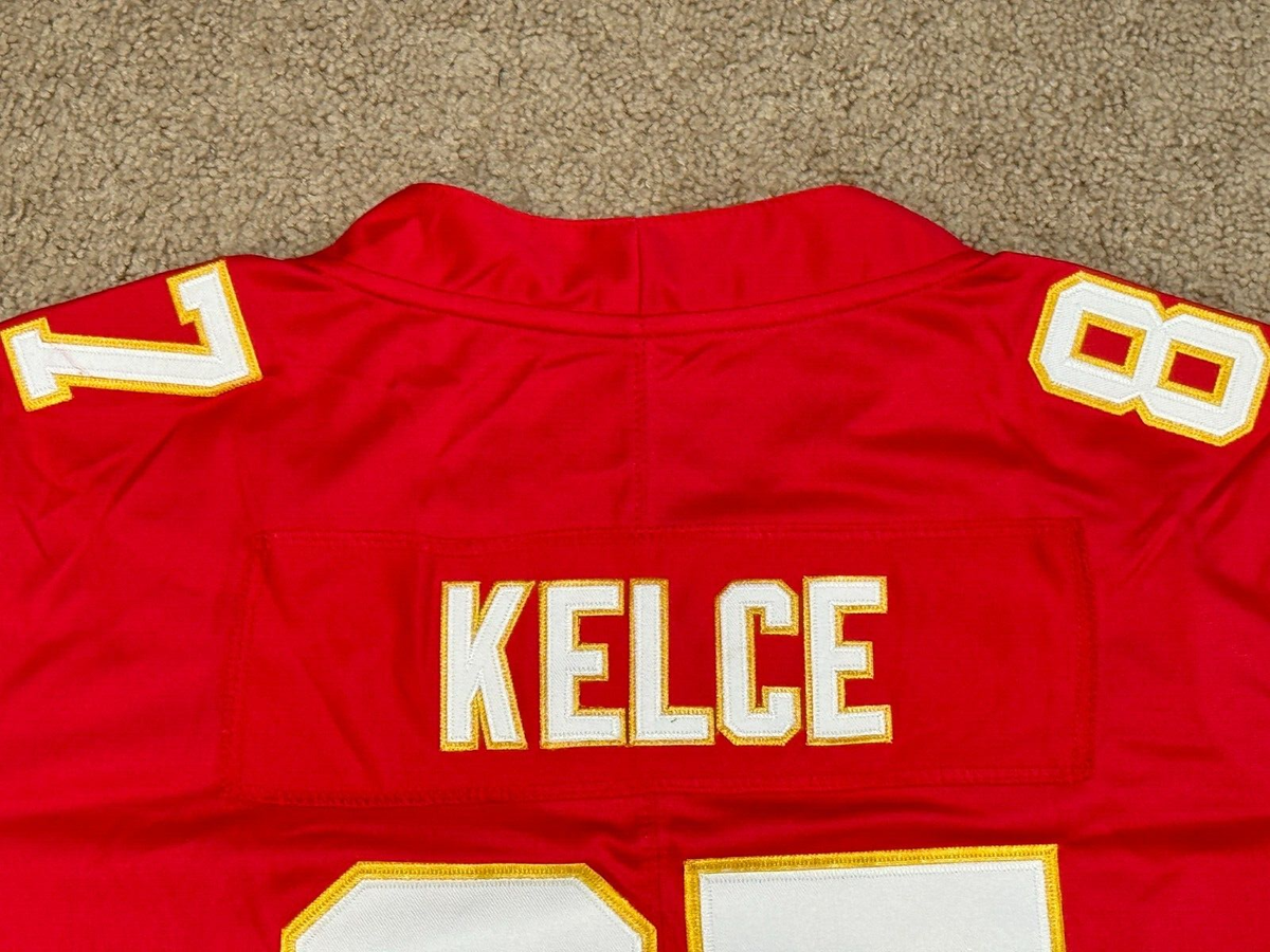 Kansas City Chiefs Travis Kelce #87 Superbowl Jersey