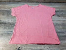 RBX Performance Short Sleeve Pink Polyester Blend T- Shirt Women's Size Medium