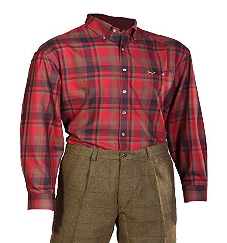 Bonart Blair Button Down Shirt - Red/Black Plaid