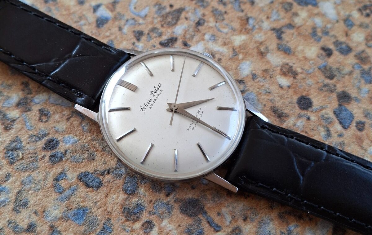 Vintage Citizen Deluxe 23 Jewels Manual Wind June 1960 Boeki Vintage Citizen Deluxe 23 Jewels Manual Wind June 1960 Boeki