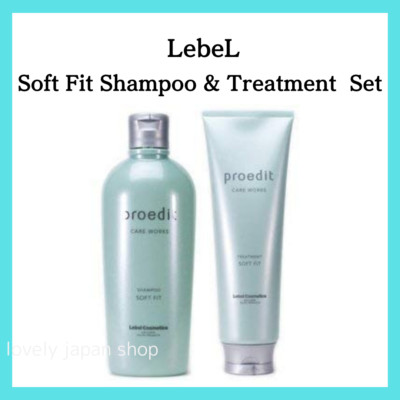 LebeL Proedit Care Works Soft Fit Shampoo 300ml & Treatment 250ml Set