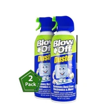 (2-Pack) Blow Off  in a Can Electronic Duster 10 Oz.Fast-performing formulation