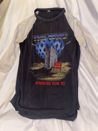 vintage the who 1982 world tour concert shirt Sz … - image 1
