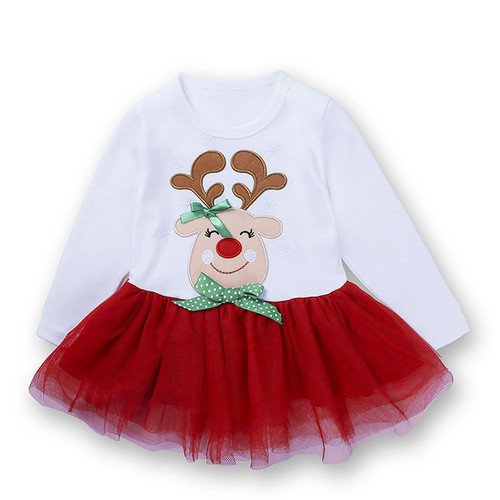 2Pcs Xmas Toddler Kid Baby Boy Girls Tops+Leggings Pants Outfit Cosplay Custome - Picture 26 of 34