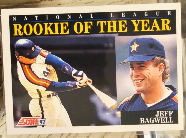 1992 Score Rookie of the Year Jeff Bagwell #793 Houston Astros | eBay