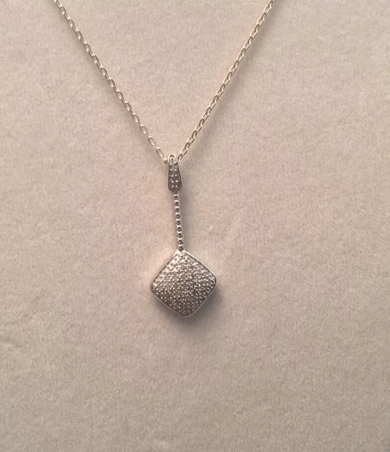 Pendentif diamant naturel bijoux suprême en argent sterling avec 42 diamants