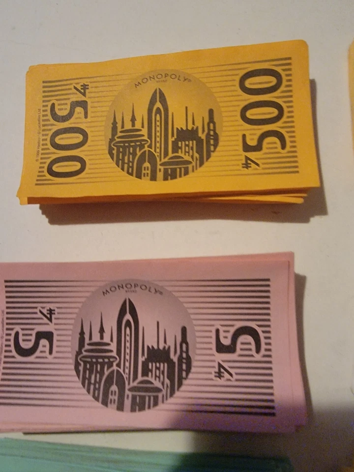 Star Wars Episode 1 Vintage Monopoly Replacement Pieces Money Lot - Image 3 of 4