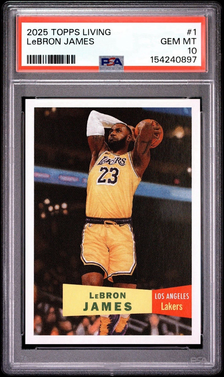 Topps LeBron James 10 Graded Basketball Sports Trading Cards