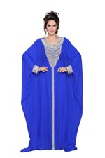 KAFTAN ARABIC FRASHA PREGNANT WOMEN MAXI ISLAMIC MUSLIM ABAYA DRESS JILBAB EID