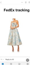 Beautiful designed formal strapless gown, never worn. New Sells For 600