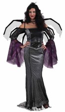 Adult Deluxe Wicked Widow Women Costume Womens Angels and Fairies Costumes