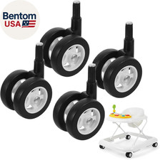 4Pcs Baby Walker Replacement Wheels Trend Stroller Wheel Accessories Plastic Rub