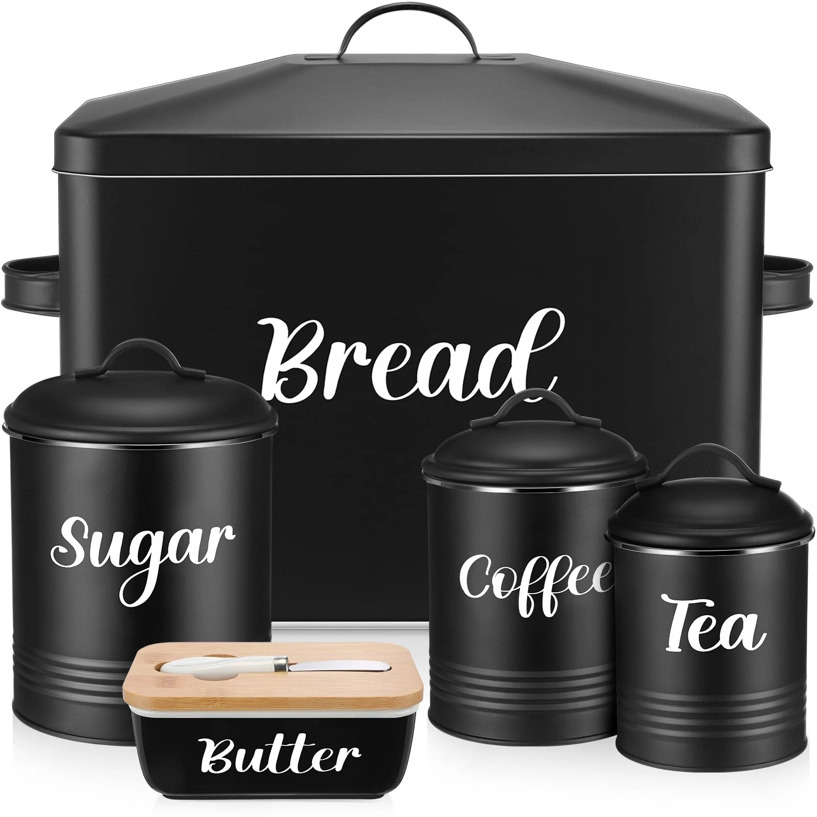 Extra Large Bread Box for Kitchen Counter Farmhouse, Metal Bread Bin and Cera...
Opens in a new wind
