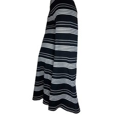 Vintage 70s Silver Lurex Bell Bottoms Sparkly Striped Metallic Disco Pants READ