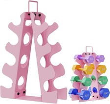 4 Tier Dumbbell Rack Stand Only Weight Rack for Home Gym Dumbbells