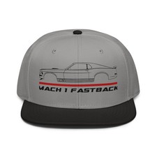 For Mustang Mach 1 Fastback 1970 Fans Cap Snapback Hat Birthday Gift Racing