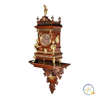 Rare German 1879 Lenzkirch 8 Day Ornate Bracket Shelf Clock | eBay