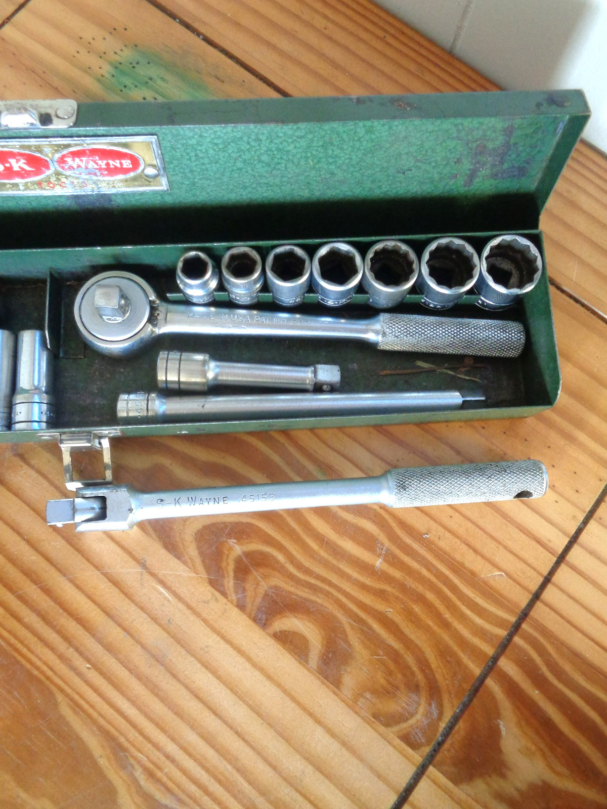 S-K Tools SK Wayne 3/8" Drive SAE Socket Set - 20 pieces + Metal Box